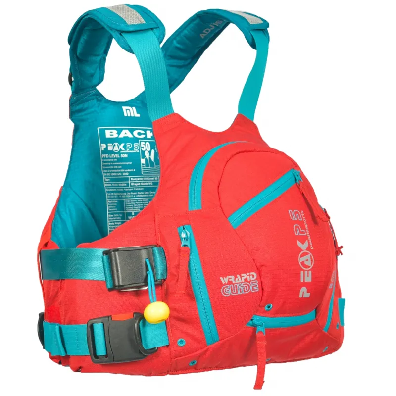 Peak PS Wrapid Guide PFD Whitewater Bouyancy Aid Men's Red-1