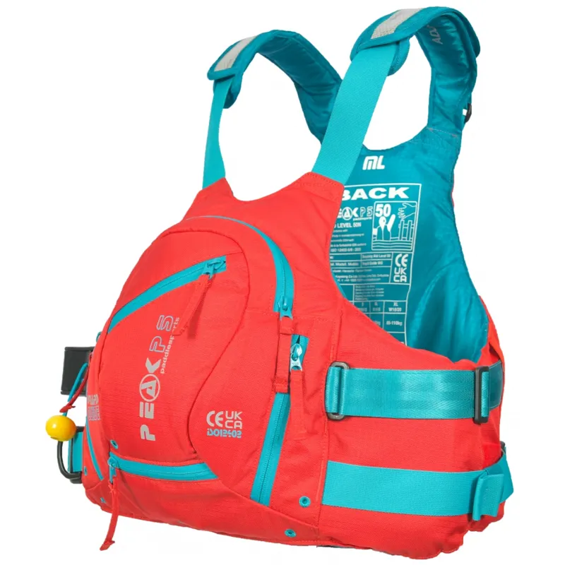 Peak PS Wrapid Guide PFD Whitewater Bouyancy Aid Men's Red-3