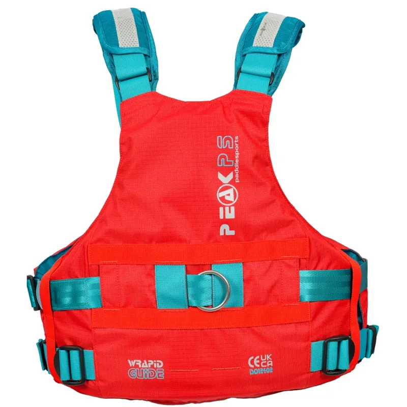 Peak PS Wrapid Guide PFD Whitewater Bouyancy Aid Men's Red-2