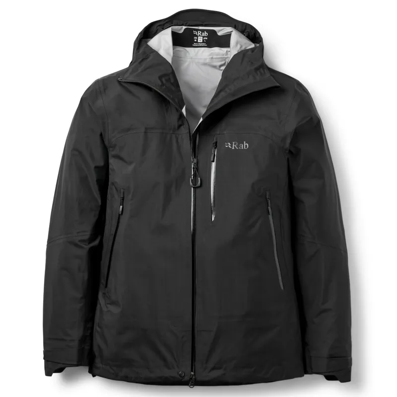 Rab Firewall Mountain Jacket Men's Waterproof Black on Black