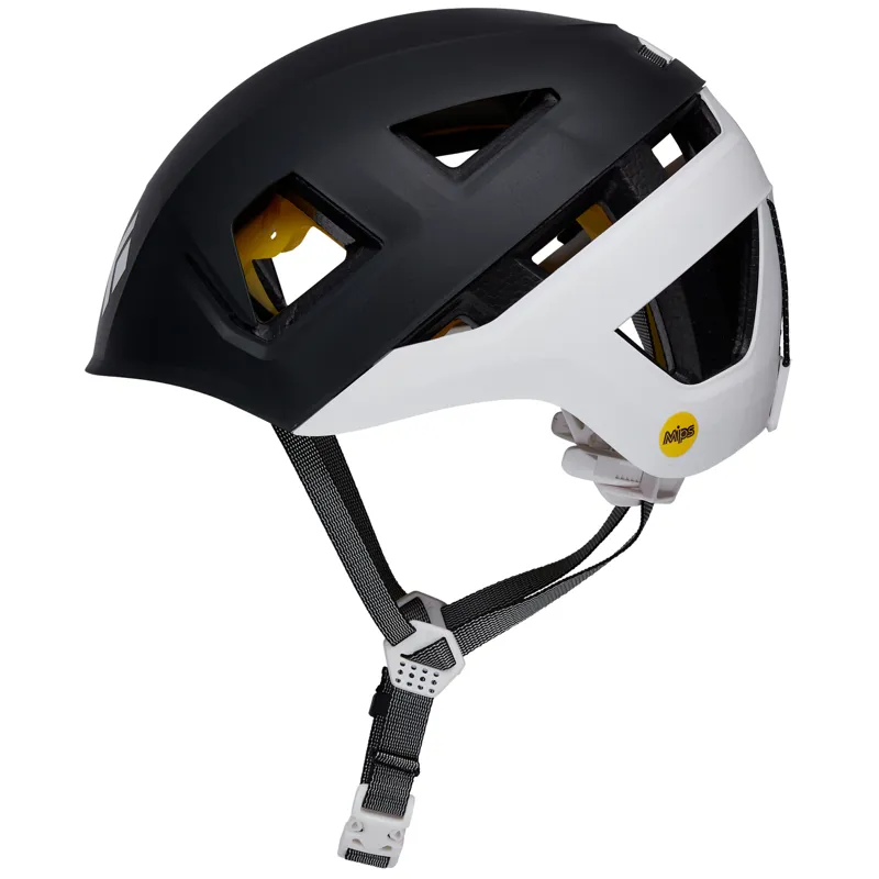 2023 Black Diamond MIPS Capitan Climbing Helmet Black-White-1