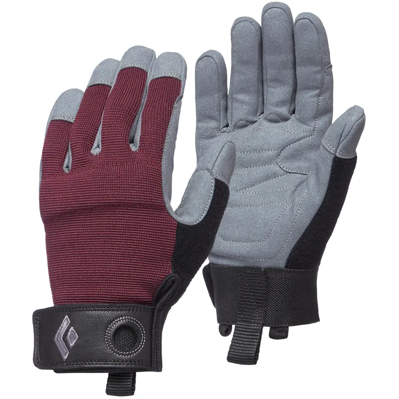 Black Diamond Crag Gloves Womens - Bordeaux
