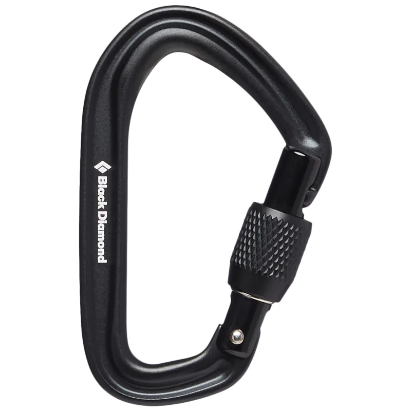 Black Diamond HotForge Screwgate Karabiner - Black