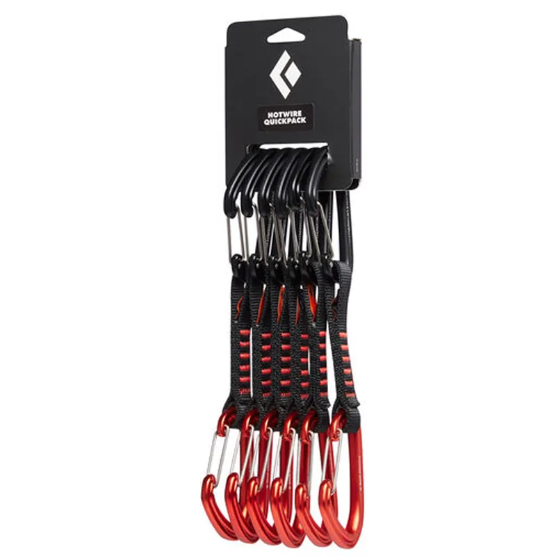 Black Diamond HotWire Quickpack 6 x 12cm Quickdraws