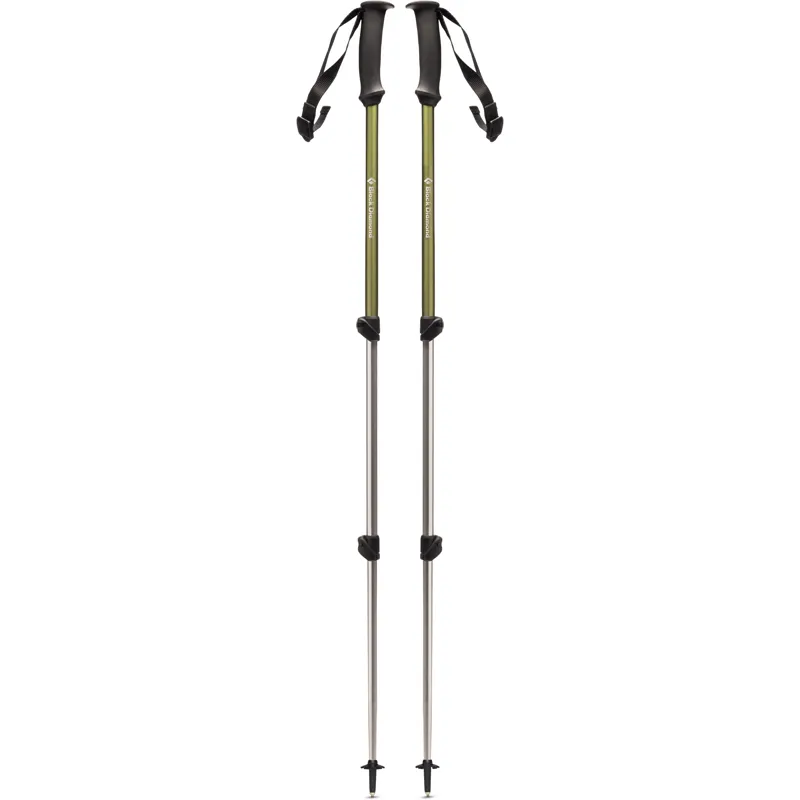 2023 Black Diamond Trail Explorer 3 Trekking Poles Burnt Olive Green-1