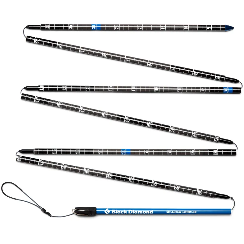 Black Diamond Quickdraw Carbon Probe 300cm Avalanche Probe Snow Safety