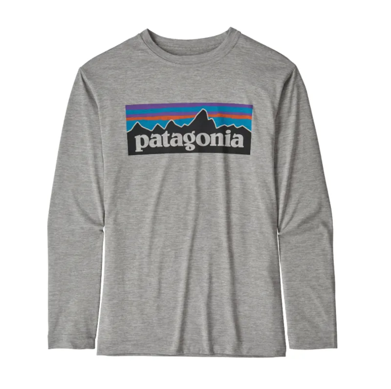 Patagonia Capilene Cool Daily LS Boys T-Shirt in Grey