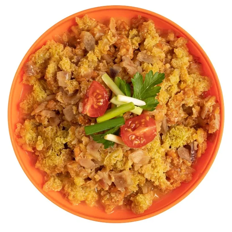 2023 Expedition Foods Scrambled Egg with Cheese and Caramelised Onion High Energy Serving 800kCal-3