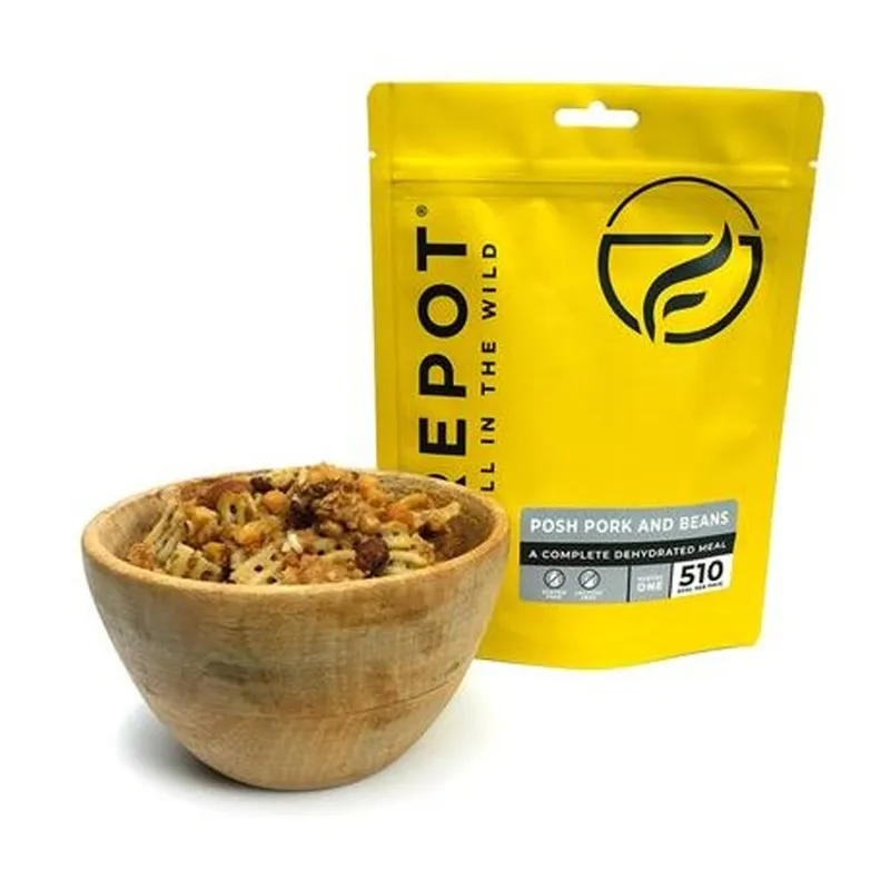 Firepot Posh Pork and Beans 135g Pack  - 510kcal