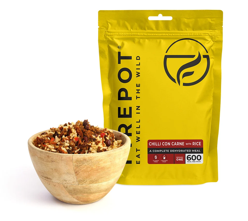 Firepot Chilli Con Carne with Rice 135g Pack - 600 kCal