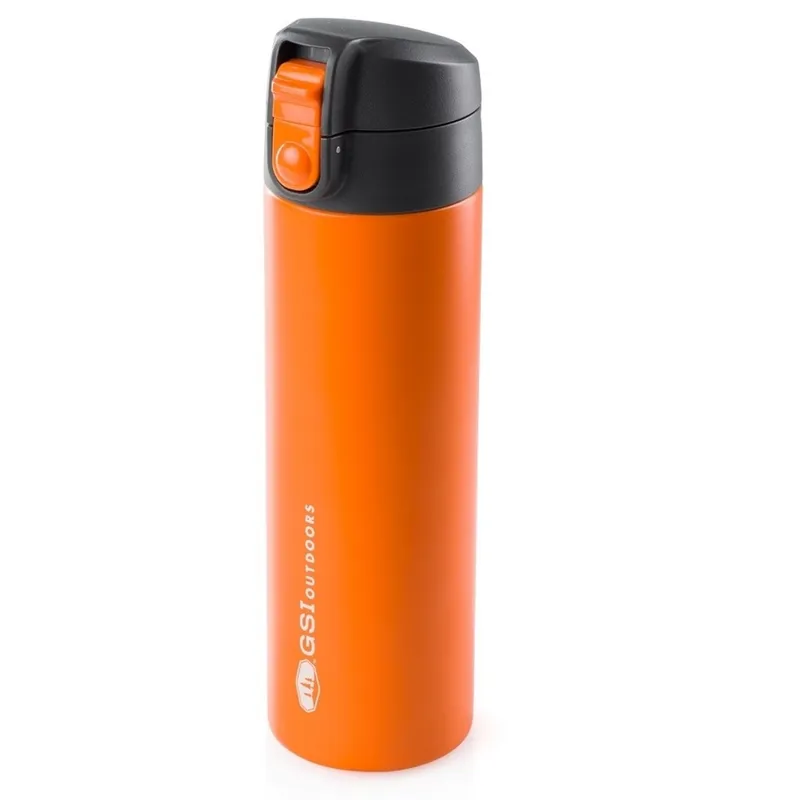 GSI Microlite 720 Flip Lid Flask Orange