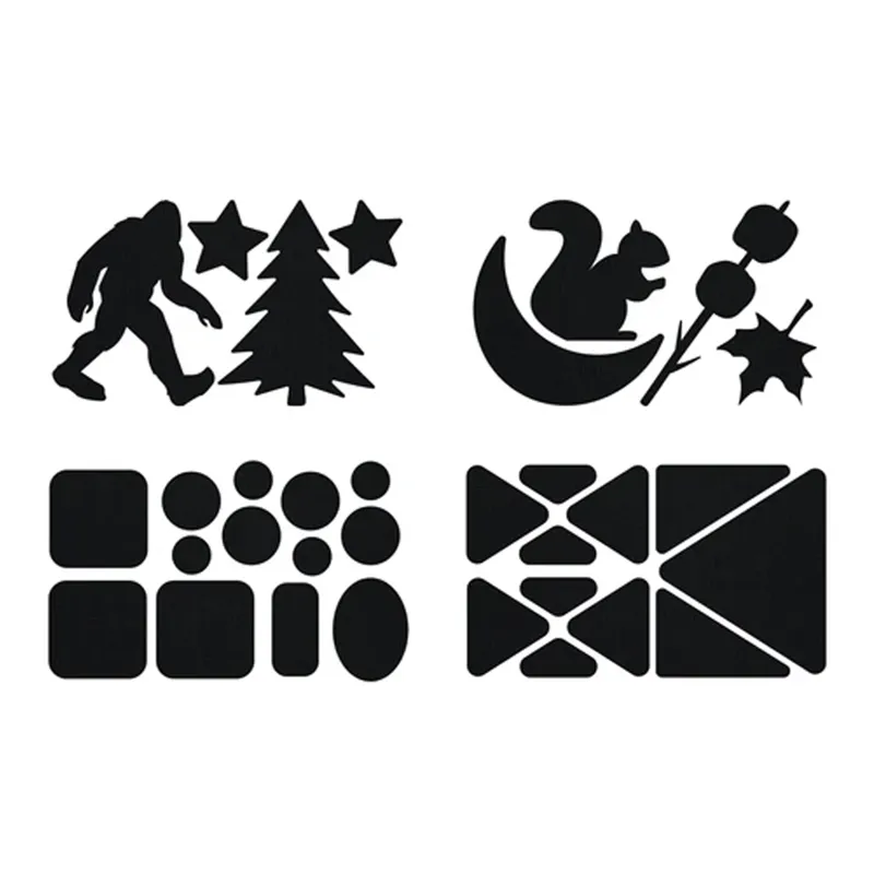 Gear Aid Tenacious Tape Gear Patches - 20 Patches Black-1