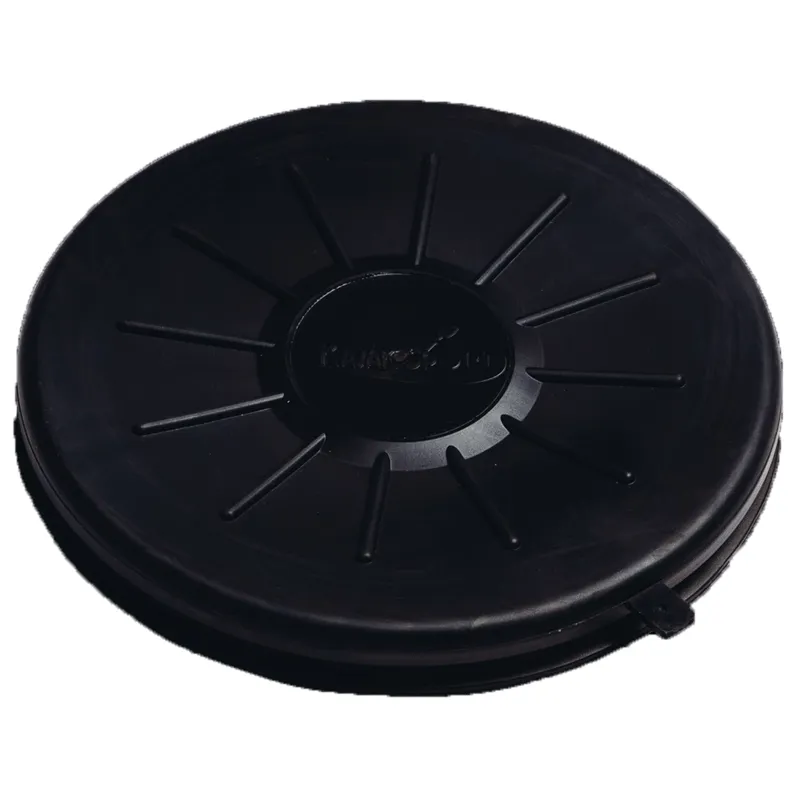 Kajaksport 10 inch Round Hatch Cover Soft Rubber - Black