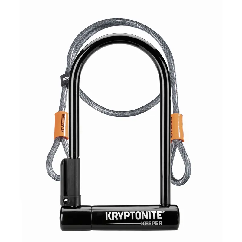 Kryptonite Keeper 12 /Flex Twinpack Black with 4 ft Kryptoflex Cable