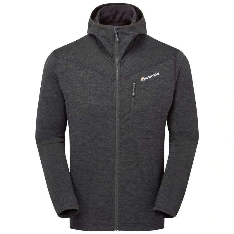 Montane Protium Hoodie Charcoal Grey - Men's Hooded Fleece Jacket