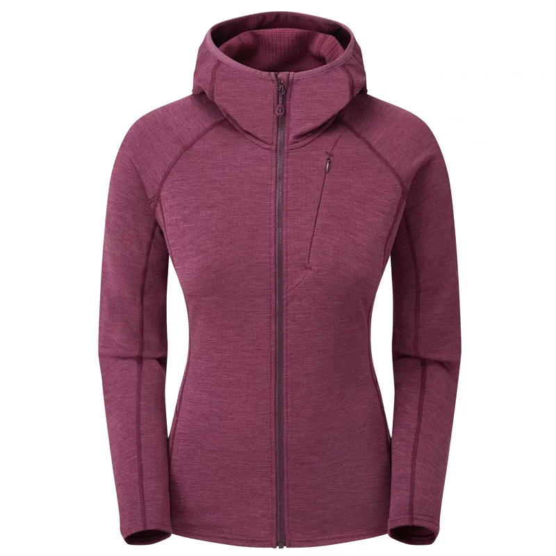 Montane Protium Hoodie Wineberry - Women's Hooded Fleece Jacket