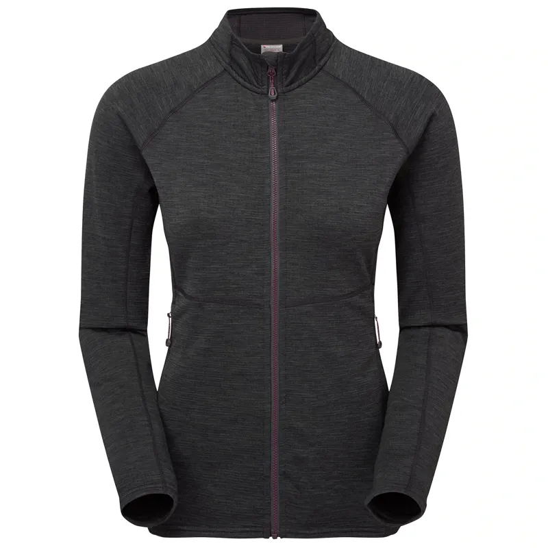 Montane Protium Jacket Women's - Charcoal Grey Lightweight Fleece Jacket