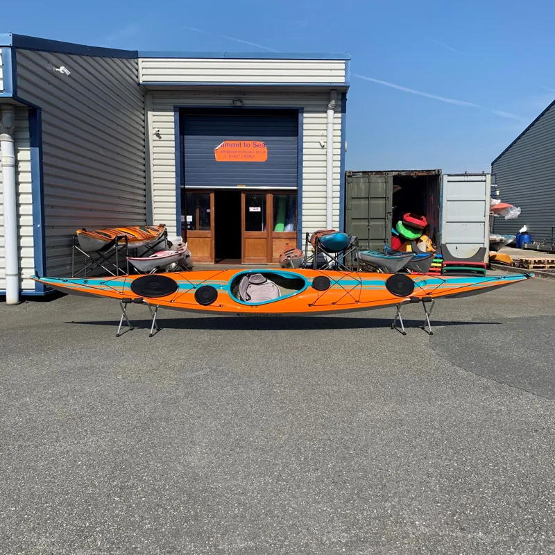 North Shore Atlantic Evolution Carbon Kevlar - Tangerine / Pacific Blue