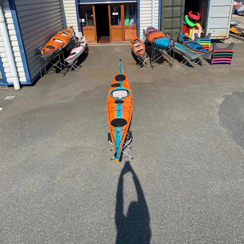 North Shore Atlantic Evolution Carbon Kevlar - Tangerine / Pacific Blue-1