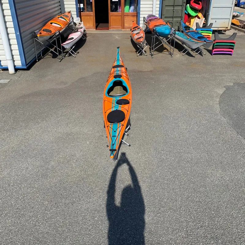 North Shore Atlantic Evolution Carbon Kevlar - Tangerine / Pacific Blue-3