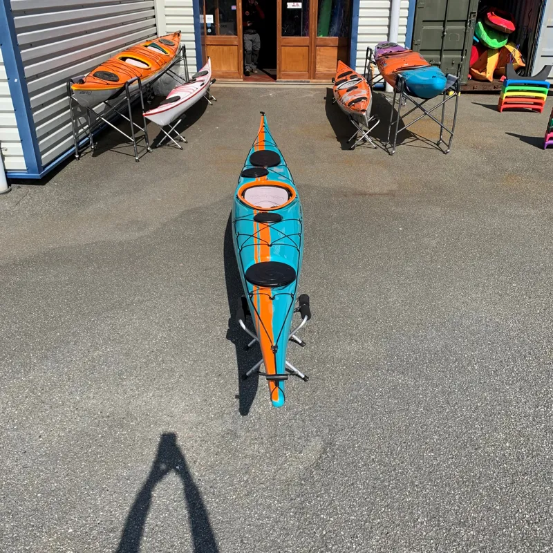 North Shore Atlantic Evolution LV - Carbon/Kevlar Construction Pacific Blue /Tangerine-1