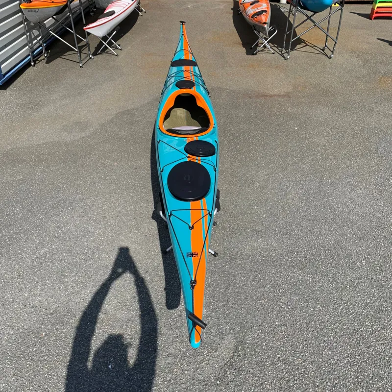 North Shore Atlantic Evolution LV - Carbon/Kevlar Construction Pacific Blue /Tangerine-2