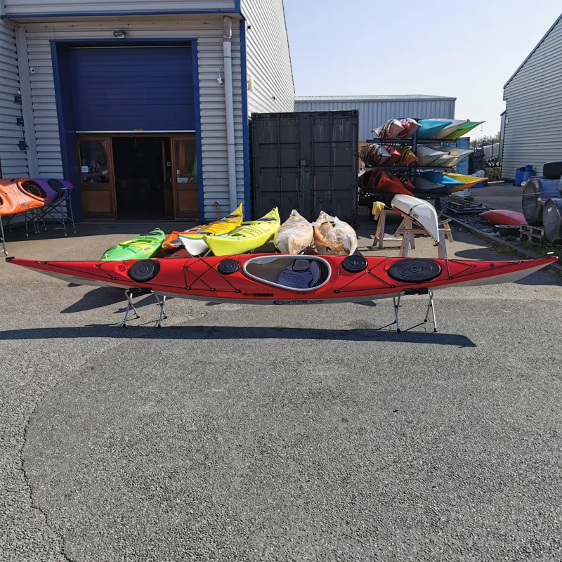 North Shore Atlantic Evolution Sea Kayak Composite Construction Red