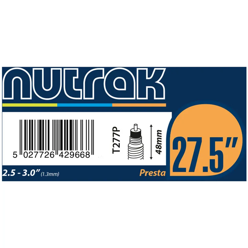 Nutrak Inner Tube 650b 27.5 x 2.5 - 3.0 with Presta Valve