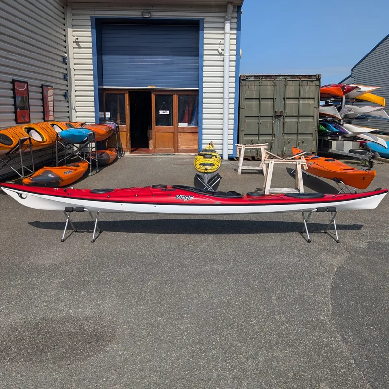 P and H Virgo Composite Sea Kayak Classic Diolen Construction Red-1