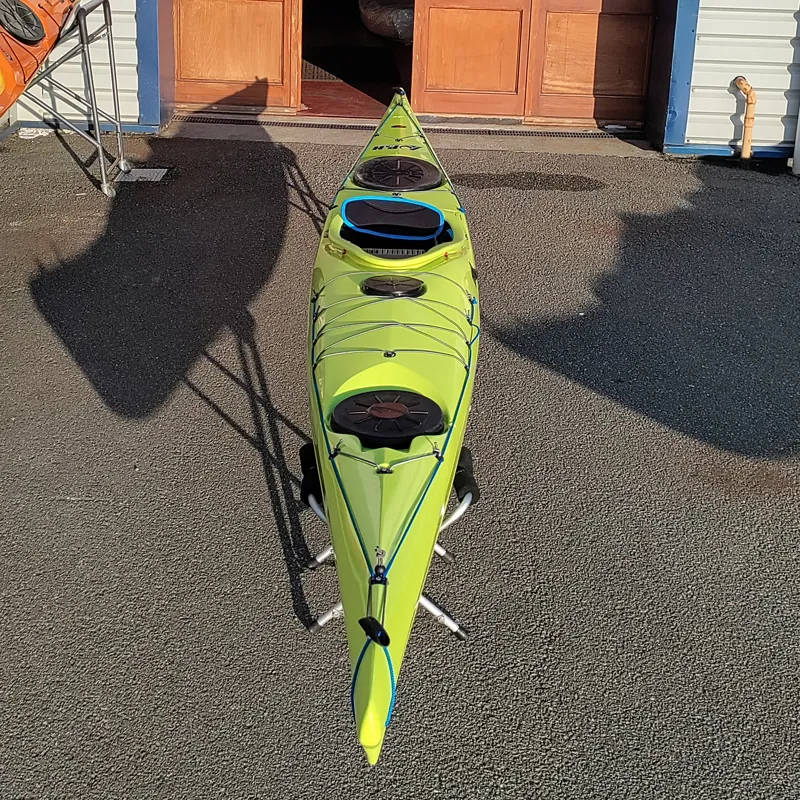 P and H Delphin 155 Sea Kayak - Lizard Green-2