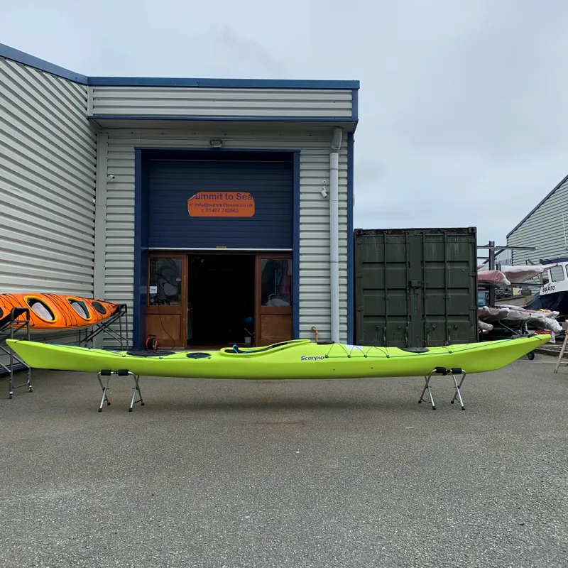 P and H Scorpio HV MKII Sea Kayak - Lizard Green - Corelite X with skeg SECOND QUALITY