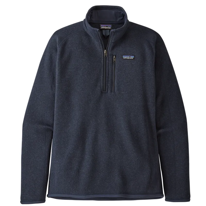 Patagonia Better Sweater 1/4 Zip Men's Fleece Pull-On New Navy Blue