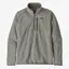 2023 Patagonia Better Sweater 1/4 Zip Mens Fleece Pull-On Stonewash Grey