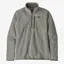 Patagonia Better Sweater 1/4 Zip Mens Fleece Pull-On Stonewash Grey