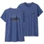 Patagonia Capilene Cool Daily Graphic T-Shirt Women's 73 Skyline Current Blue X-Dye