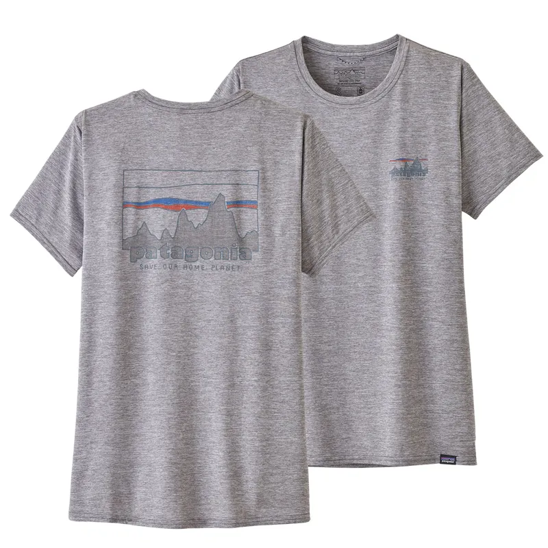 Patagonia Capilene Cool Daily Graphic T-Shirt Women's 73 Skyline: Feather Grey