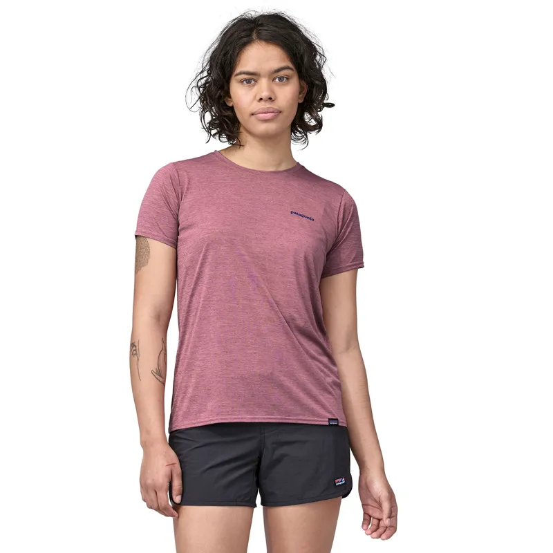 2023 Patagonia Cap Cool Daily Graphic Shirt Women's Boardshort Logo Evening Mauve-2