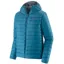 Patagonia Down Sweater Hoody Men's - Wavy Blue Down Insulated Jacket