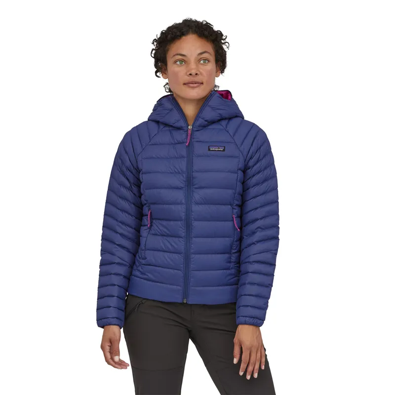 Patagonia Down Sweater Hoody Women's Sound Blue Down Insulated Jacket-1
