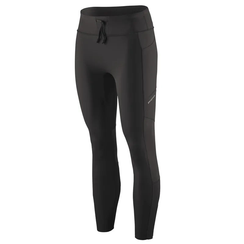 Patagonia Endless Run 7/8ths Tights Womens - Black Trail Running Tights