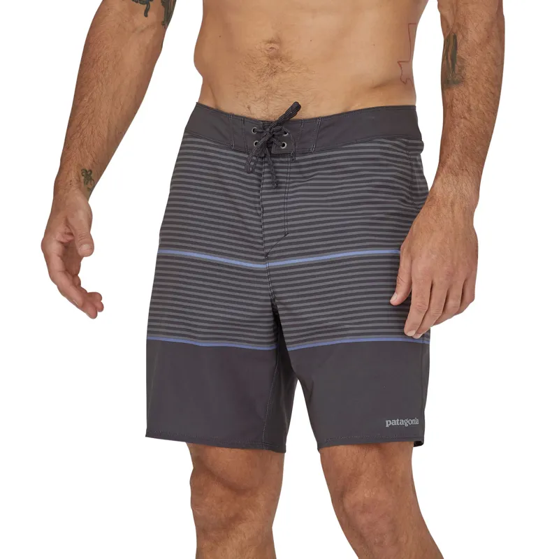 Patagonia Hydropeak Boardshorts Men's Olivas Stripe: Ink Black-1