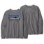 Patagonia Long Sleeve P-6 Logo Responsibili-Tee Women's - Gravel Heather