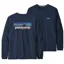 Patagonia Long Sleeve P-6 Logo Responsibili-Tee Women's - Tee New Navy