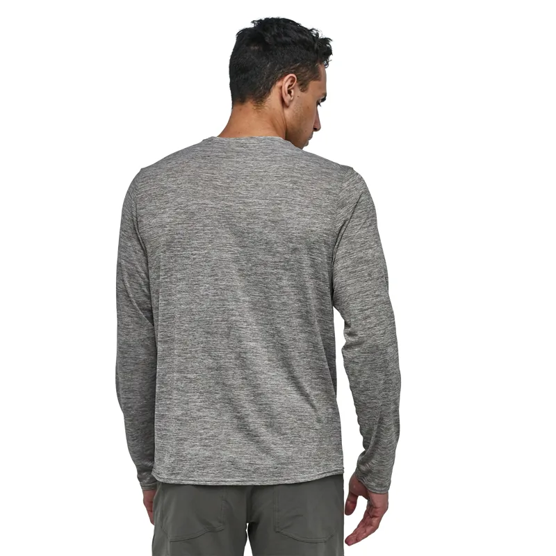 Patagonia Long Sleeved Cap Cool Daily Men's Shirt Feather Grey-2