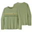 Patagonia Long-Sleeved Capilene Cool Daily Graphic Shirt Mens Line Logo Ridge Salvia Green X-Dye