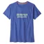 Patagonia P-6 Logo Organic Cotton Pastel T-Shirt - Girls Fin Blue