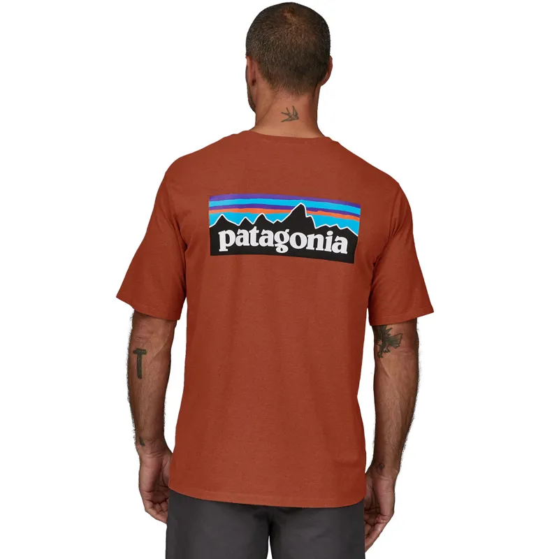 Patagonia P-6 Logo Responsibili-Tee Men's - Quartz Coral T-Shirt-1