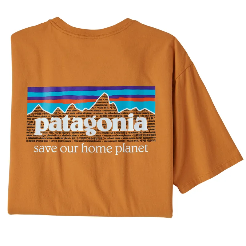 Patagonia P-6 Mission Organic T-Shirt Men's - Cloudberry Orange