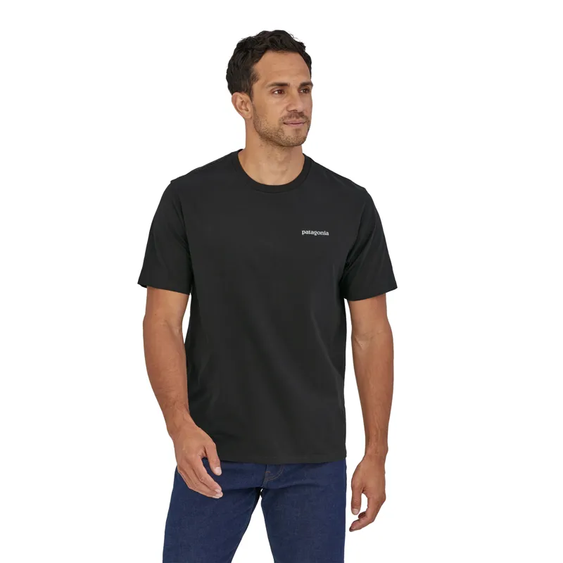 Patagonia P-6 Mission Organic T-Shirt Men's - Ink Black-2
