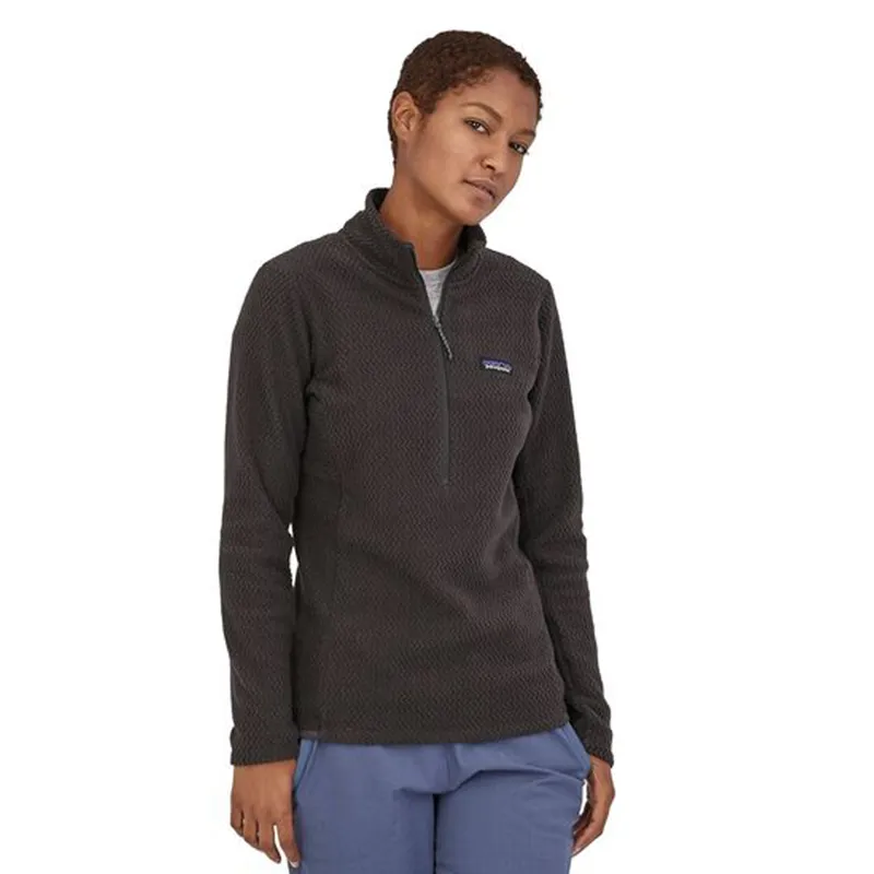 2024 Patagonia R1 Air Zip Neck Fleece Pullover Women's Black-1